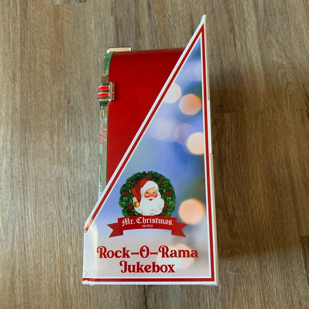 NEW in box Mr. Christmas Rock-O-Rama Jukebox - retro 50s diner